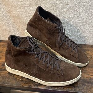 Converse John Varvatos Sneakers Mens 11.5 Vintage Suede Brown Lace All Star RARE